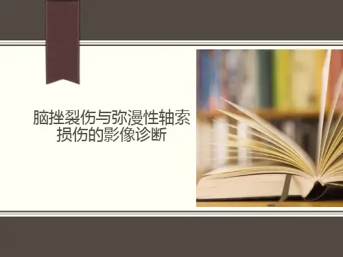 脑挫裂伤与弥漫性轴索损伤的影像诊断