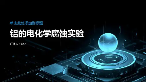 铝的电化学腐蚀实验