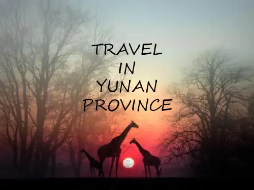 云南旅游介绍 英文