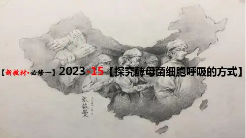 精讲15 探究酵母菌细胞呼吸的方式-【过一轮】备战2023年高考生物一轮复习名师精讲课件