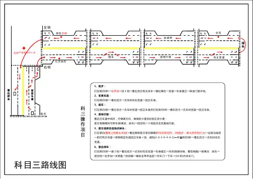 驾考科目三路线图 (一)