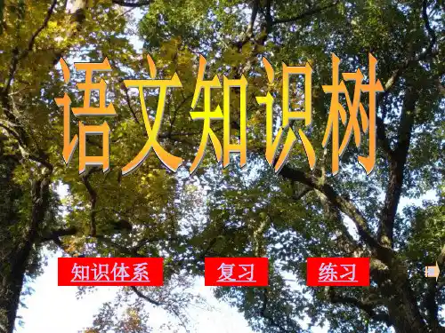 初中语文知识树
