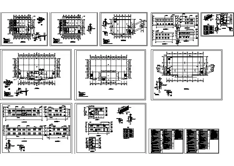 某宿舍楼建筑全套CAD设计施工图