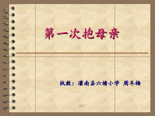 《第一次抱母亲》PPT课件