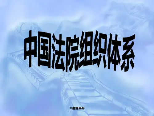 中国法院架构(3)