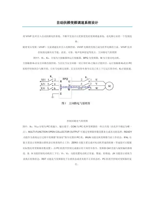 自动扶梯变频调速系统设计