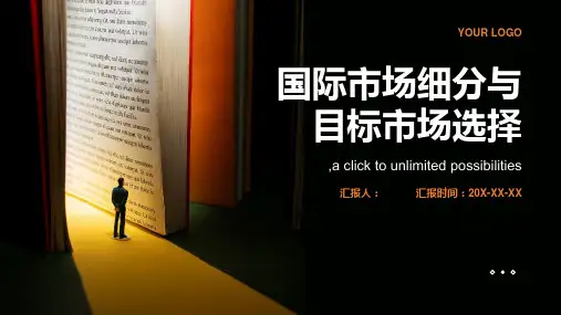 第四章、国际市场细分与目标市场选择