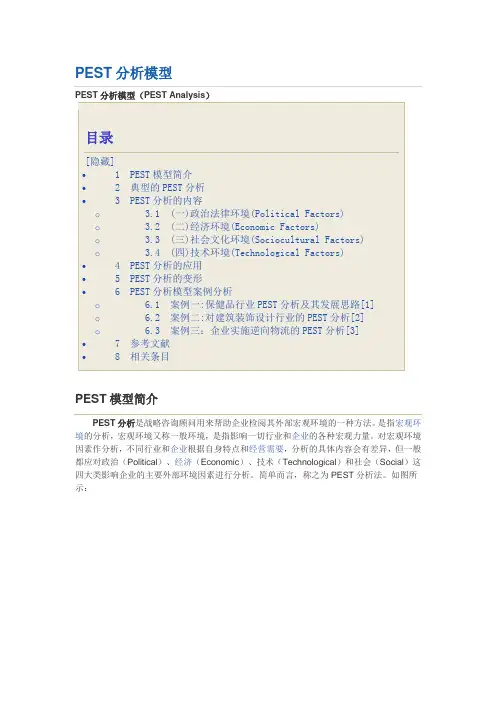 PEST分析法