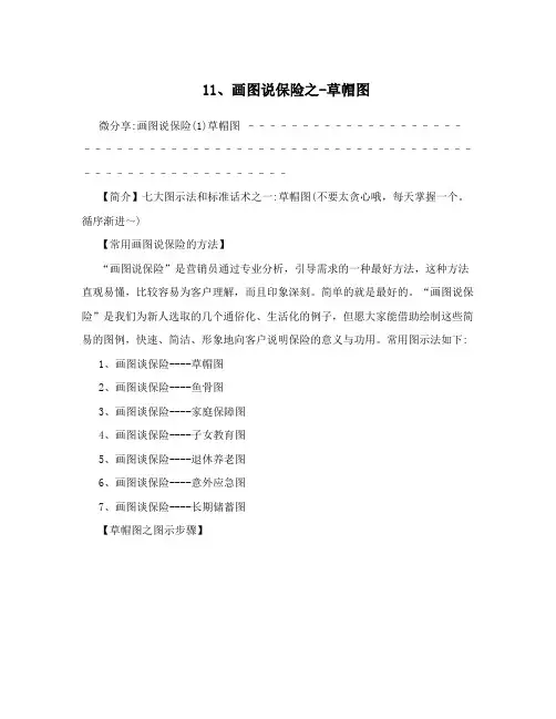11、画图说保险之-草帽图