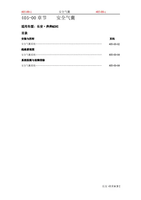 A101-405-00 安全气囊