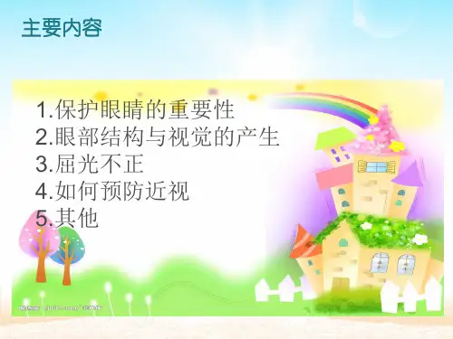 用眼卫生与保健PPT通用课件