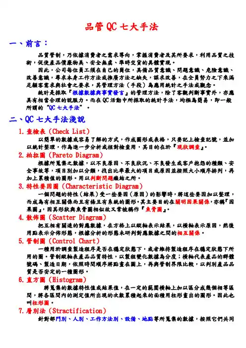 品管QC七大手法
