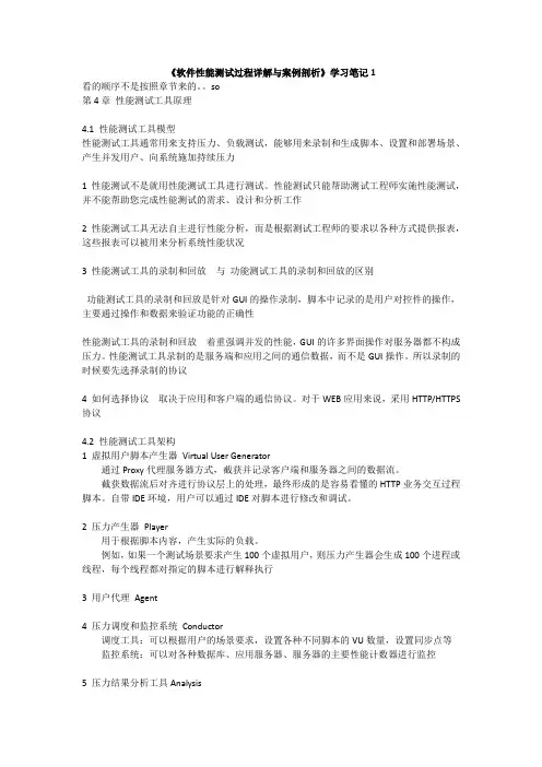 学习笔记《软件性能测试过程详解与案例剖析》