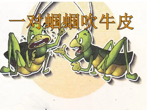 一对蝈蝈吹牛皮 完整PPT课件