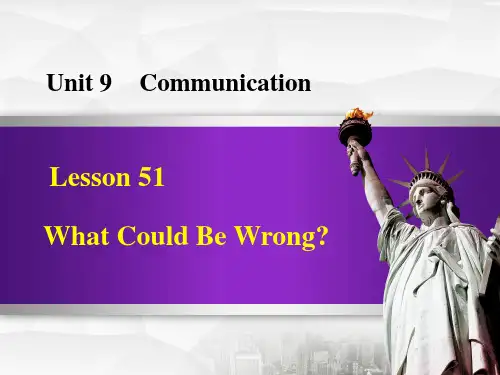 WhatCouldBeWrong_Communication精品ppt课件