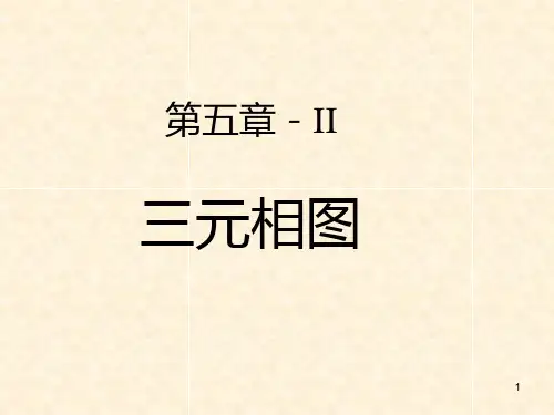 东南大学材料科学基础第5章三元相图PPT课件