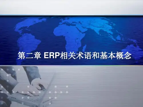 ERP原理及应用教程(第二版) 第二章-ERP相关术语和基本概念