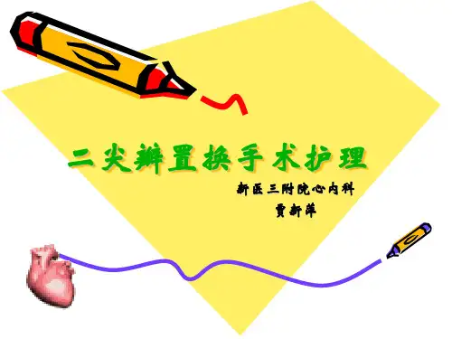 二尖瓣置换手术护理