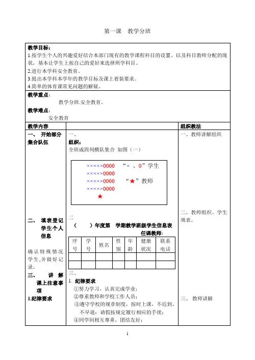 大学本科定向越野教案 2
