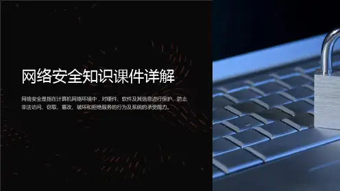 网络安全知识课件详解