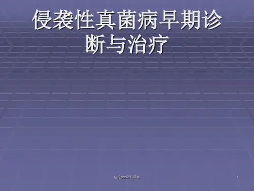 侵袭性真菌病课件PPT课件