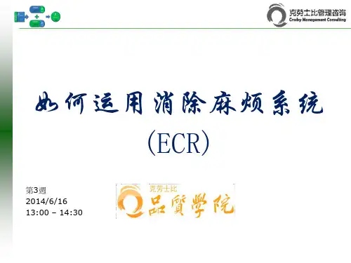 ECR培训PPT