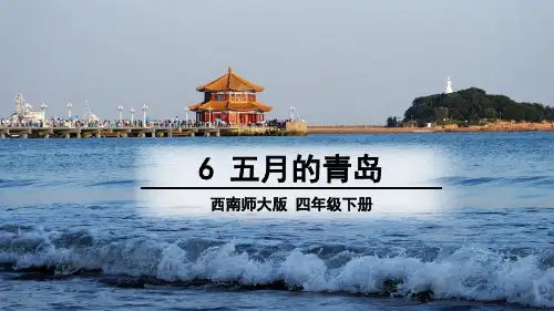 西南师大版四年级语文下册《二单元  6 五月的青岛》课件_2