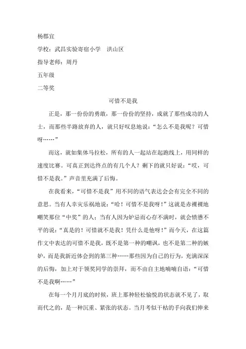 《可惜不是我》五年级 (9)