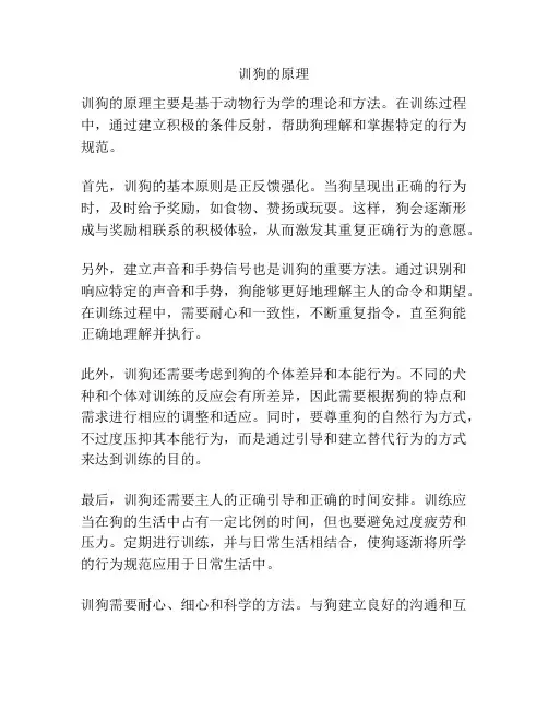 训狗的原理