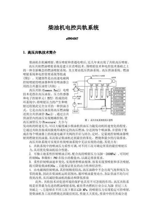 柴油机共轨系统
