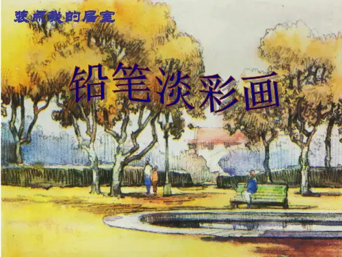 八年级美术课__活动五_铅笔淡彩画课件