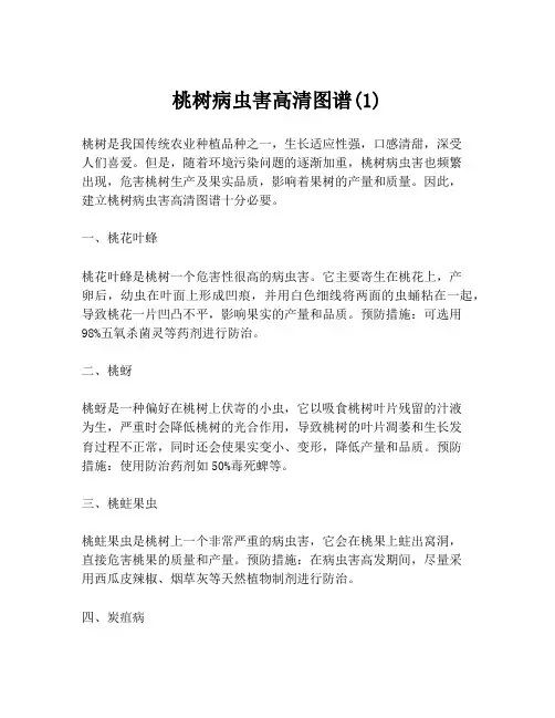桃树病虫害高清图谱(1)