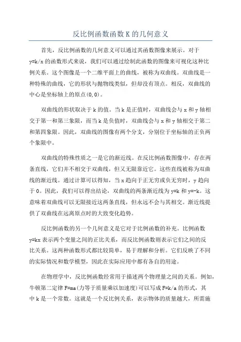 反比例函数函数K的几何意义