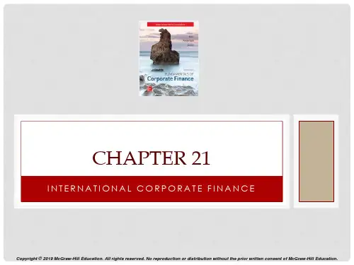 公司理财精要版原书第12版英文版最新精品课件Ross_12e_PPT_Ch21