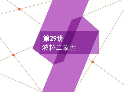 高中物理精品课件：波粒二象性