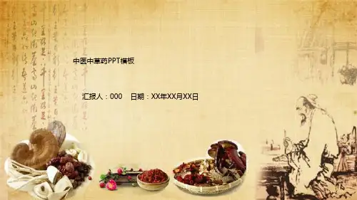 中医养生PPT模板中国风中药草药医学医疗医院医生传统文化课件ppt (119)