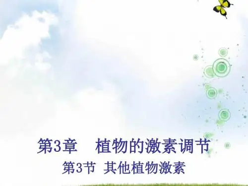 高级中学人教版高中生物必修三课件：3.3其他植物激素 (共14张PPT)