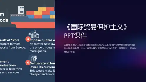 《国际贸易保护主义》课件