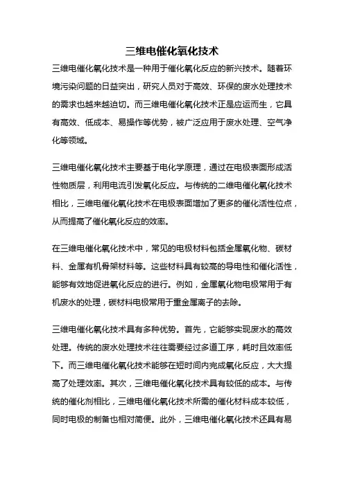 三维电催化氧化技术