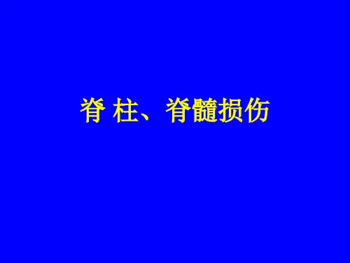 外科学：脊柱和脊髓损伤
