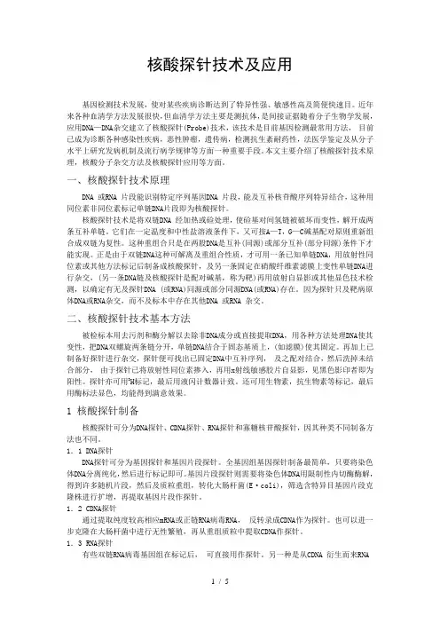 核酸探针技术及应用