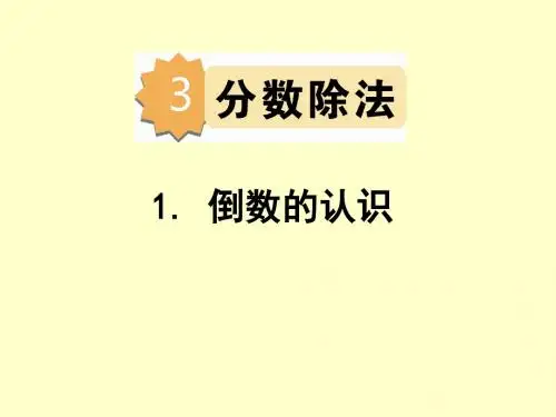 《倒数的认识》PPT课件