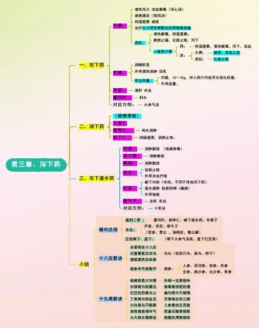 中药学第三章、泻下药