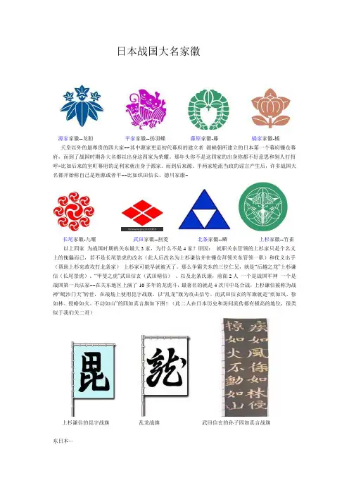 日本大名家徽