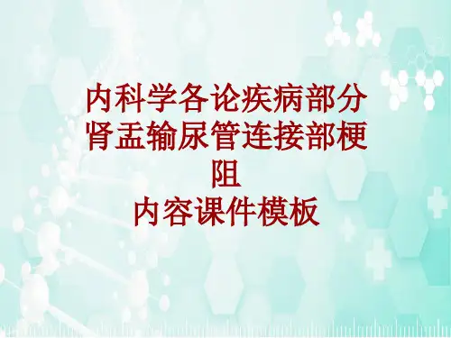 内科学_各论_疾病：肾盂输尿管连接部梗阻_课件模板