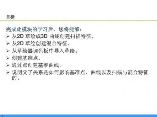 PROE5.0培训-12_草绘高级几何特征