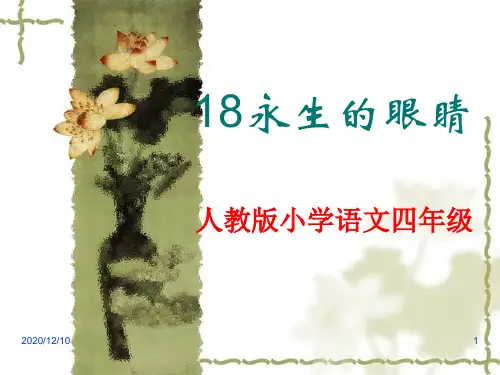 永生的眼睛PPT教学课件