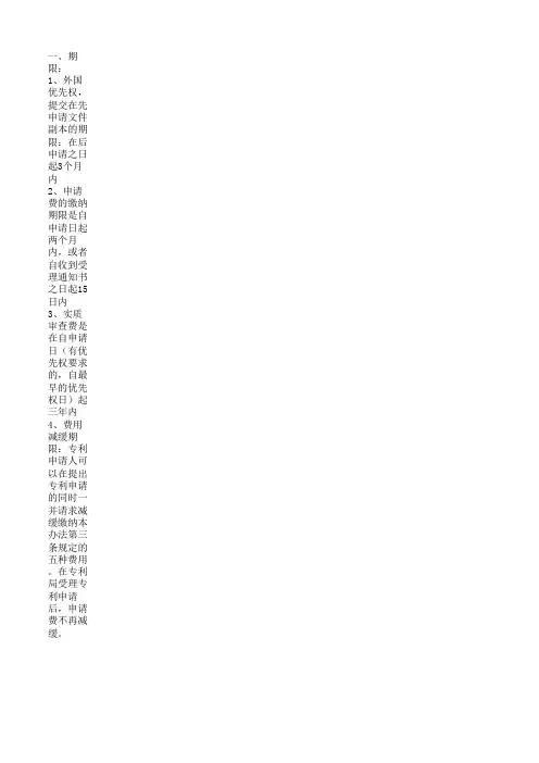 专利代理人考试-法律真题知识点