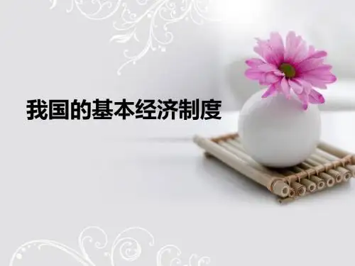 我国的基本经济制度(公开课)—汤