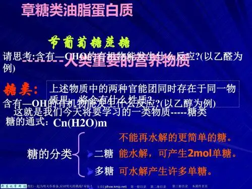 化学课件《葡萄糖蔗糖》优秀ppt1 人教课标版